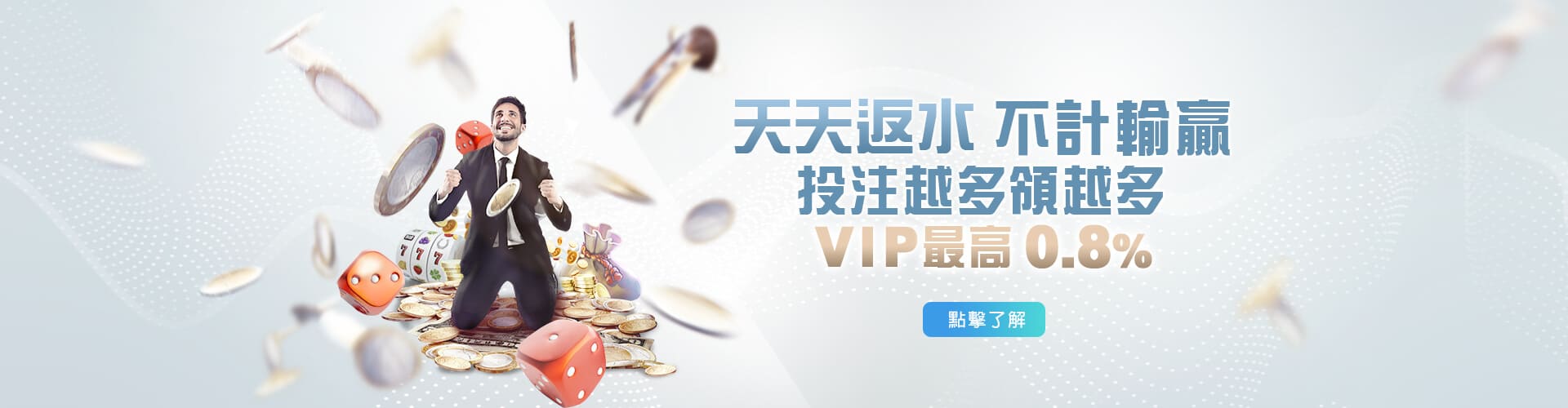 玩很大娛樂城天天返水優惠